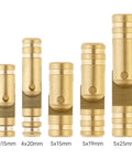 Hidden Brass Barrel Hinges 5 mm For DIY Jewelry Cabinets And Wooden Boxes, 135 Degree Concealed Small Hinges For Tiny Projects