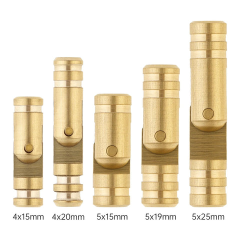 Hidden Brass Barrel Hinges 5 mm For DIY Jewelry Cabinets And Wooden Boxes, 135 Degree Concealed Small Hinges For Tiny Projects