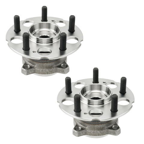 Pair of 512501 Rear Wheel Hub Bearing Assembly Direct Fit for 2012-2016 Honda CR-V AWD and 2013-2015 Acura RDX AWD, 5 Lug, With ABS
