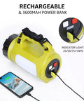 Must Have Rechargeable LED Lantern For Camping And Home, 1000 Lumens, USB Power Bank with phone charging, USB cable included