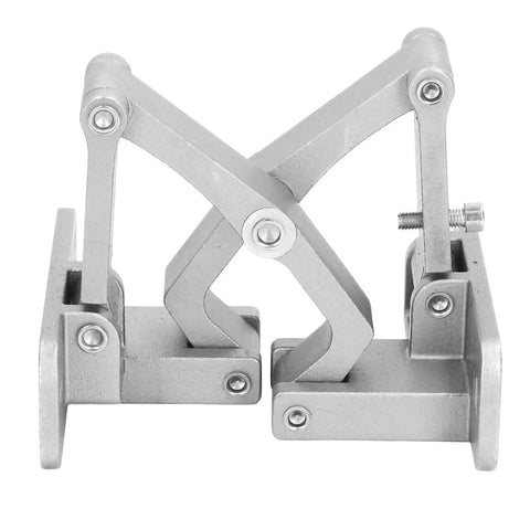 Hidden Stainless Steel Door Hinge For Wood Cabinets And Tables, Built To Last Heavy Duty Invisible Hinge With Laminated Link.