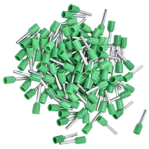 A Sweet 1000 Piece Insulated Ferrule Kit Crimp Terminals For Stranded Wire Copper Cord End Connectors With Heat Resistance And Electrical Pin Terminals Perfect For Auto And Industrial Wiring Projects To Keep Things Secure, green ferrules