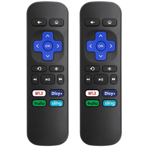 Replacement Remote For Express Premiere Box And Player Devices 1 2 3 4 Not For Stick Or TV, showing two identical IR remotes with shortcut buttons