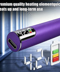 Purple 510 Threaded Soldering Pen With LED Display USB C Charging Pro Grade Three Level Temperature Control detail view