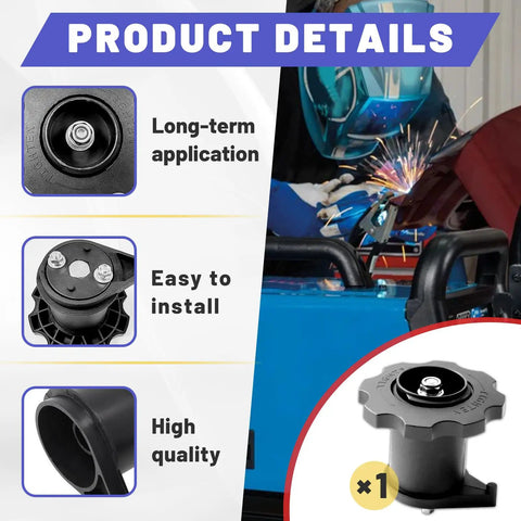 Heavy Duty Wire Spool Adapter Hub Replacement Kit For Miller Millermatic And Hobart Welders Delivers Knockout Black Plastic And Steel Design For No Fuss Hookups And Smooth Runs