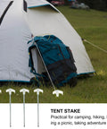 Glow In The Dark Spiral Tent Pegs 10 Pack Steel Stakes With Hammer 5m Rope And Carry Bag Windproof Ground Anchors for camping scene