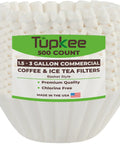 Extra Large Commercial Coffee Filters 13x5 For Bunn System II Dual TU3 Brewers 1.5 To 3 Gallon 500 Count Chlorine Free