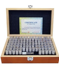 Pin Gauge Set For Quality Control And Metalworking, Precision 0.11mm To 30mm Metric Rod Gauges in open wooden box with certificate