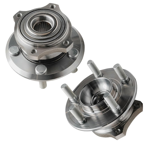 AWD Front And Rear Wheel Hub Bearings Replacement Kit For Chrysler 300 Magnum Charger Ready To Install 4 Piece Set