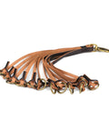 Leather Game Carrier Strap Belt With 12 Drop Slip Rings For Dove Duck Quail Pheasant And Other Small Game Bird Tote Hanger For Field Hunting Gear And More Today