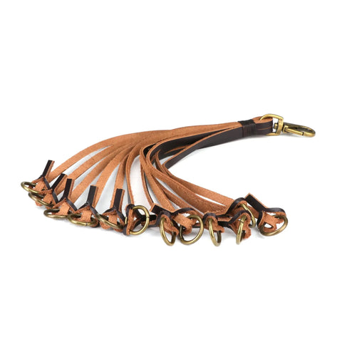 Leather Game Carrier Strap Belt With 12 Drop Slip Rings For Dove Duck Quail Pheasant And Other Small Game Bird Tote Hanger For Field Hunting Gear And More Today