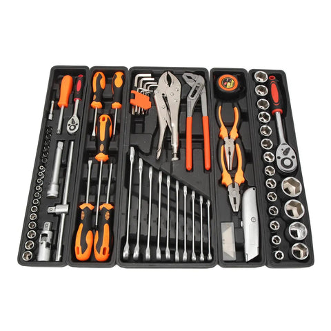 Multifunction Ratchet Socket Tool Kit With 85 Piece Folding Wrench Set For Car And Motorcycle Repair Pro Grade Portable