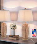 Crystal Glass Table Lamp With Dual USB Charging Ports, Touch Sensor Dimmer, 3 Way Brightness, Gold Finish, Elegant Crystal Shade, Modern Nightstand Lamp For Bedroom And Living Room