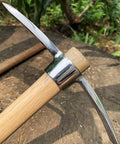 Garden Pick Axe For Digging And Weeding Mattock Hoe Tool with stainless steel blade and hardwood handle, 16 inch long