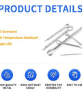 180 Pcs Cotter Pins Assortment Kit With 7 Stainless Steel Sizes For Trailer Hitches Mowers Trucks Engine Repair And Tow Clips