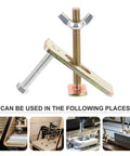 Engraving Machine Clamps For Woodworking Heavy Duty Hold Down Clamps Two Sets 80mm Aluminum Bow Plate Router Workholding Fixtures For CNC Router Table Pro Grade Kit shown with applications.