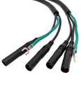 Smooth Operator Inverter Generator Parallel Kit With Beefy Three Foot Cable and Grounded Terminals detailed view of connectors.