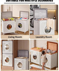 Super Roomy Foldable Storage Bin With Secure Lid And Smooth Rolling Wheels Heavy Duty Plastic Closet Organizer 160 Liter in various rooms.