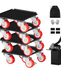 Heavy Duty Furniture Dolly With Five 360 Swivel Wheels, Carbon Steel Panel Lift Slider Set for appliances and furniture moves