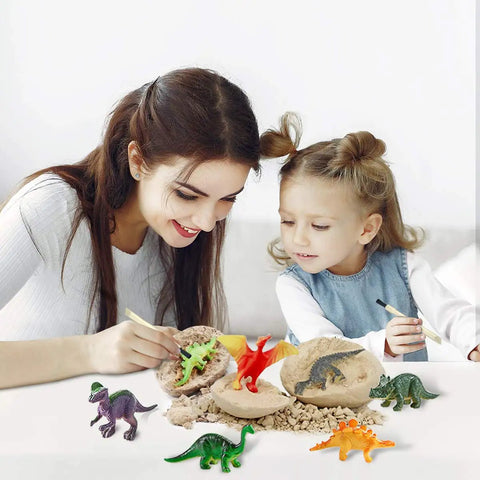 Easter Dinosaur Eggs Excavation Kit For Kids Break Open 12 Dinosaur Eggs To Reveal 12 Unique Dinosaurs Hands On Archaeology STEM Crafts