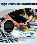 Workhorse Digital Measuring Wheel With LCD Display And Multiple Unit Support Electronic Tape Measure For Flat Surfaces Curves Diameters And Irregular Objects Ideal For Construction Home Renovation And Landscaping Projects on site
