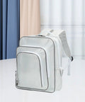 Heckuva Heavy Duty Clear PVC Tool Backpack Anti Static Engineer Gear Bag Transparent Technician Rucksack with front pocket.