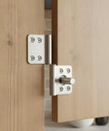 Lift Off Aluminum Door Hinge For Interior Doors, Tool Free Vertical Detachment, Easy Install, Heavy Duty Aluminum Alloy