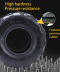 145/70-6 Go-to Tire Replacement For Go Karts And ATVs On Mini Bikes 14x6-6 145 70-6 shown with pressure resistance feature