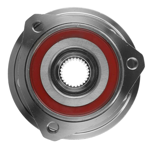 Front view of Front Wheel Hub And Bearing Assembly Direct Fit For Jeep Cherokee 1989 1999 Comanche 1990 1992 Grand Cherokee 1993 1998