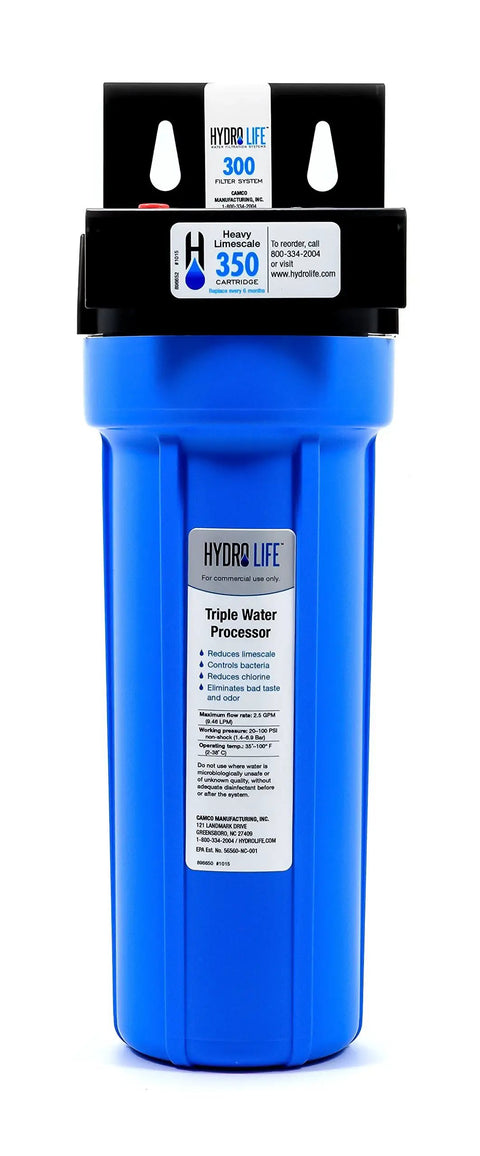 One Step Carbon Filtration System for Steamers and Ice Machines Keeps Your Gear Running Smooth with 2.5 GPM Flow