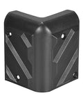 Heavy Duty Speaker Corner Protectors And Cabinet Edge Guards For Stackable Guitar Amps Hella Scratch Proof Polypropylene Angle Cover in black.