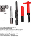 M18x1.5 Helicoil Thread Repair Tool Kit Internal Thread Inserts Pack Of 10 For Auto Repair And Home Mechanics