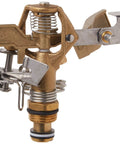 Beefy Half Inch Brass Sprinkler Head With Adjustable Coverage Up To 90 Feet Delivers 6360 Sq Ft Of Lawn Coverage Rugged Weather Ready