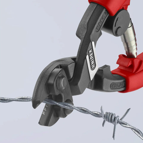 Comfort Grip Angled High-Leverage Cobalt Cut Diagonal Cut Pliers With 20-Degree Head, cutting barbed wire, flush-cut capability