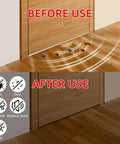 Top Shelf No Sweat Self Adhesive Foam Seal Strips For Windows And Doors, Weatherproof insulation tape before and after use.