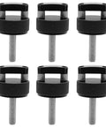 Quick Release Thumb Screw Jeep Hard Top Fastener Kit For Wrangler JK 2007 To 2018, JL 2018 To 2022 And Gladiator JT, black finish