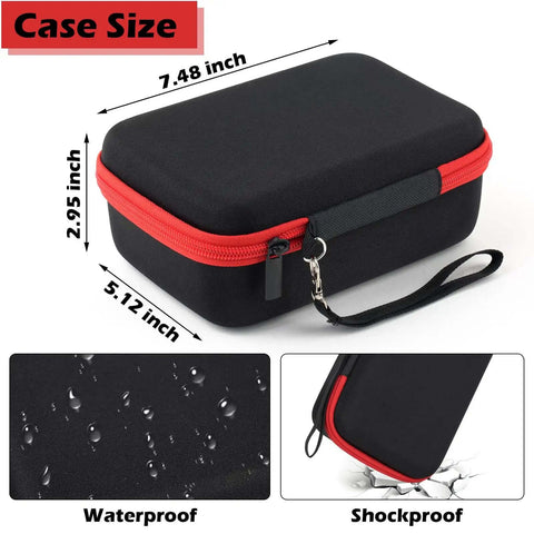 Universal USB Flash Drive Case And Memory Card Organizer Holder For Sd Xc Hc Thumb Drives, 7.48" x 5.12" x 2.95", waterproof and shockproof.