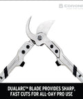 X Series Pro Bypass Lopper with Two and a Quarter Inch Cutting Capacity showcasing heavy-duty precision bypass blade for clean cuts.
