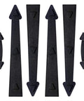 Kickstart Your Garage Glow Up With This Decorative Garage Door Handle Hardware Kit Featuring Heavy Duty Steel Hinges That Deliver Breezy Smooth Closing And Rock Solid Stability Without Any Annoying Rebound Issues - black steel decorative hardware pieces.
