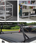30 Series 30mm By 30mm Aluminum T Slot Extrusion With Four Open T Slots 610mm Length Clear Anodize For DIY CNC Routers Linear Rails And Framing 8020 Style Modular Aluminum Profile used in frame builds and truck rack