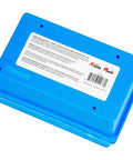 Five Way Pool Test Kit For pH, Chlorine, Bromine, Alkalinity, DIY Water Testing With Clear View Block And Color Chips blue case