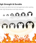 400 Piece Car E Clips Kit With Alloy Steel Retaining Rings External Snap Rings In 10 Sizes M1.5-M10, shown for auto repair