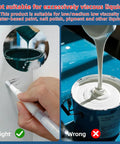 Top Shelf Refillable Touch Up Paint Pen Kit With Precision Wooden Detailing Brush For Furniture And Hardwood Floors Quick Drip Free Scratch Fix That Nails It Every Time image showing paint application techniques for avoiding excessive viscosity.