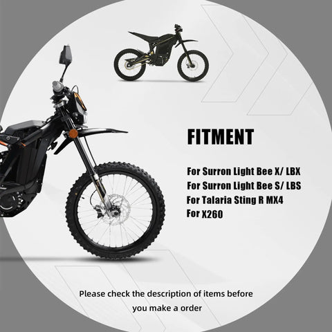 Electric Dirt Bike Headlight With Control Switch Light Bar Kit For Surron Light Bee X And S Light Bee S Talaria Sting R MX4 X260 White Lighting Durable Aluminum Housing With Heat Dissipation For Off Road Use