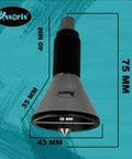 Dead Nuts Accurate Bell Punch Center Tool For Lightning Fast Round Bar Layout Nailing Exact Marks On Hardened Steel Rods, 75mm size.