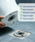 Heavy Duty Toilet Floor Bolts And Metal Flange Kit With Caps Nuts And Washers Solid Two Pack Bathroom Hardware installation process.