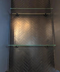 Black Peel And Stick Herringbone Backsplash Tiles For Kitchen And Bathroom Aluminum Self Adhesive Wall Tiles Waterproof