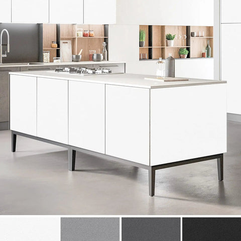 Matte White Peel And Stick Wallpaper Easy To Install Self Adhesive Removable Vinyl Film Waterproof For Walls Counters Cabinets And Furniture