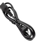 Black power cable for 4 Channel 12V DC Power Supply Box With Individually Fused Ports Delivering 5 Amps Per Channel.