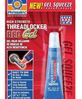 High Strength Red Gel Thread Locker For Metal Parts 5 Grams Quick Cure Formula That Prevents Loosening And Vibration